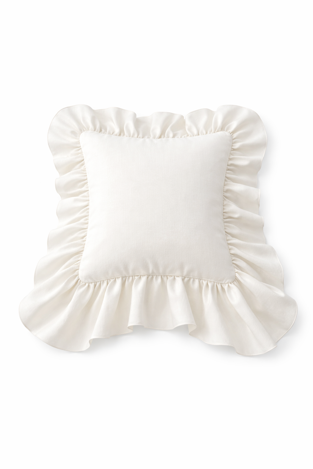 Ruffle cushion covers